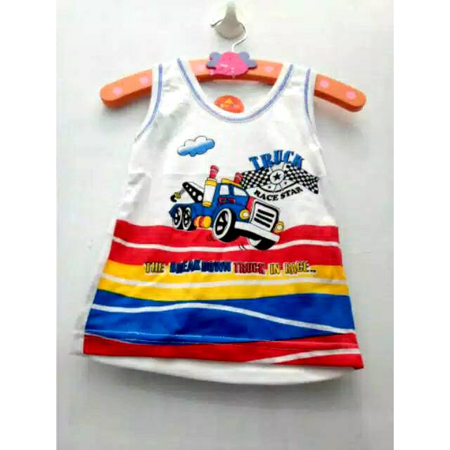 Singlet Bayi Anak Agree Motif Katun