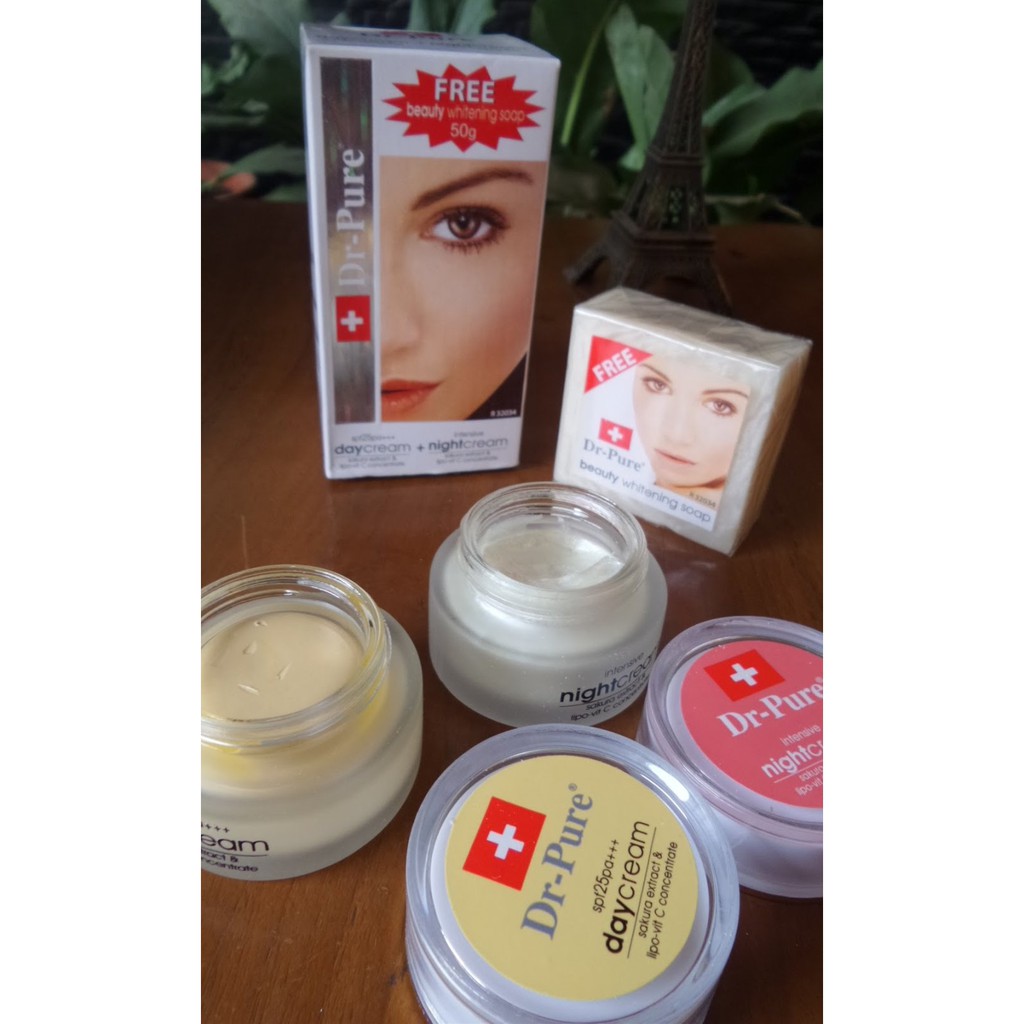 ☘️ CHAROZA ☘️ DR PURE 3 IN 1 (Day Cream + Night Cream + Whitening Soap) | Day Cream | Night Cream