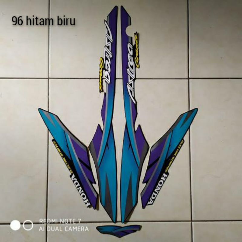 list body striping sticker full bodi astrea grand 96 hitam biru