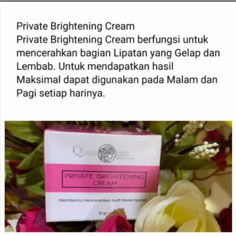Private brightening RSD / cream lipatan
