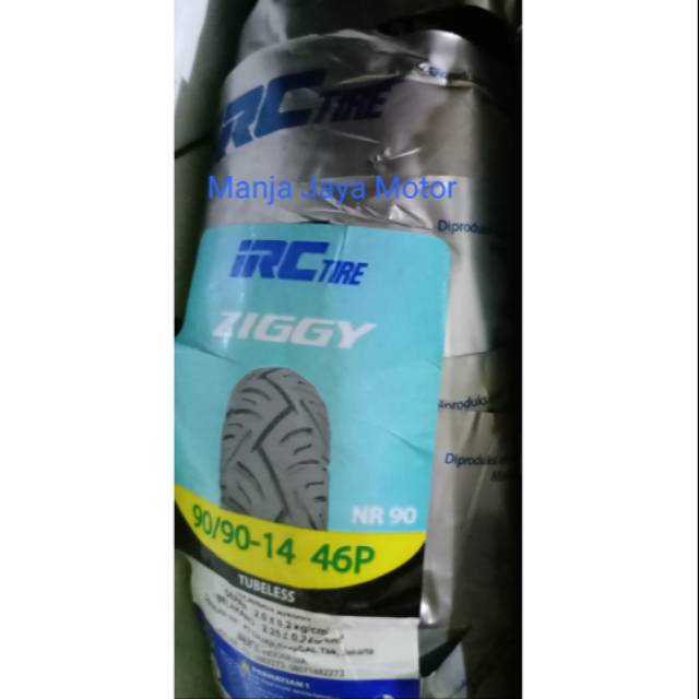 Ban IRC Tubeless Rear 90/90-14 tipe Ziggy for Beat New/Beat Lama/Beat Esp/Vario/110/F1/125/150/Mio J