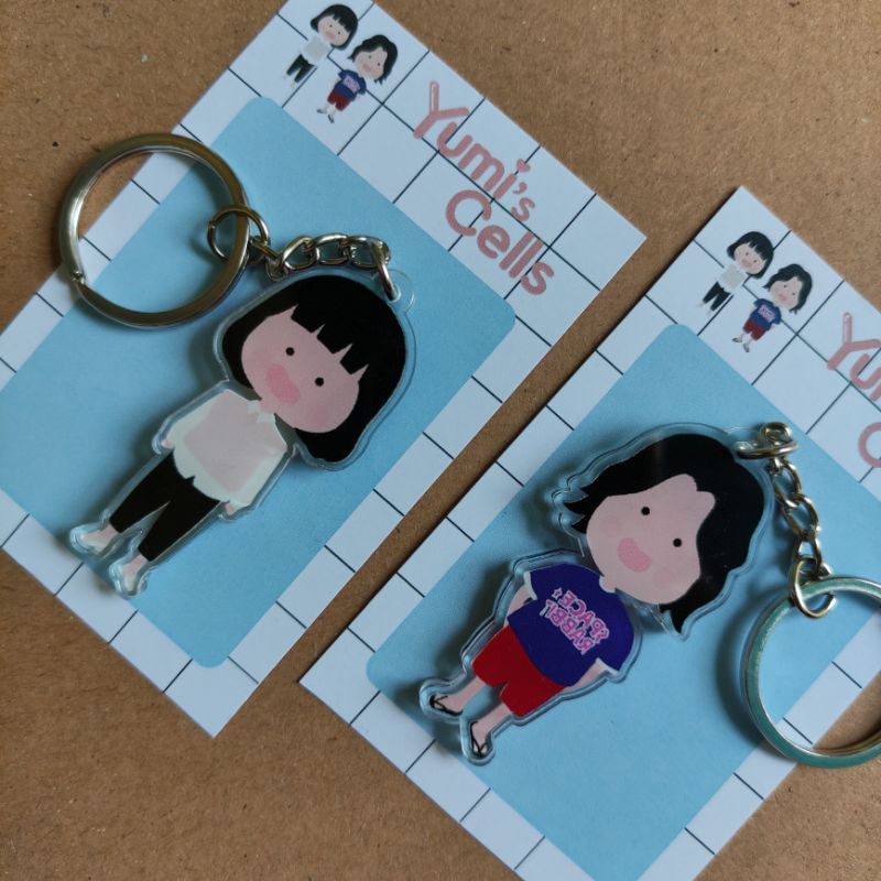 YUMI CELL WOONG KEYRING GANTUNGAN KUNCI FANART