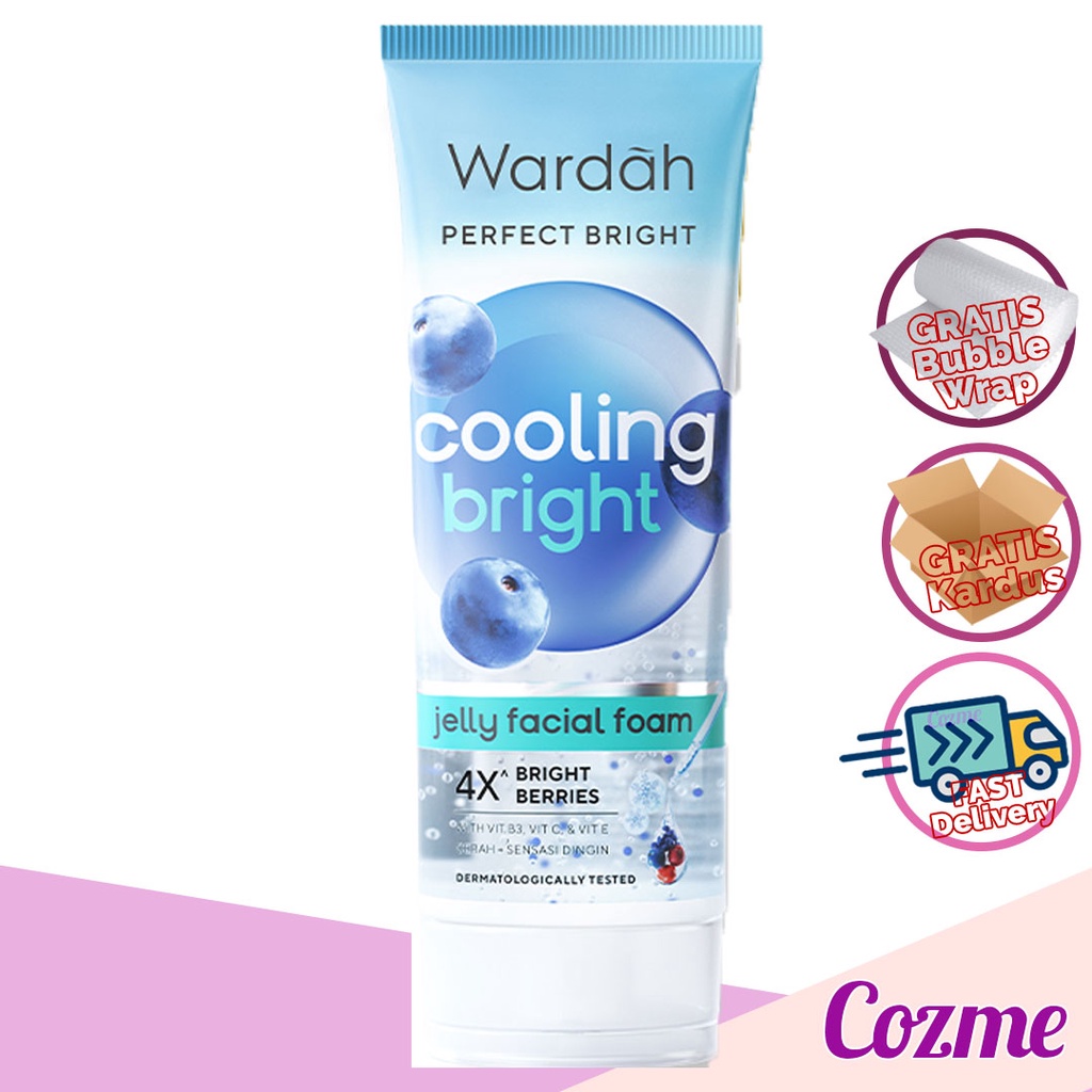 WARDAH Perfect Bright Cooling Bright Jelly Facial Foam 100mL