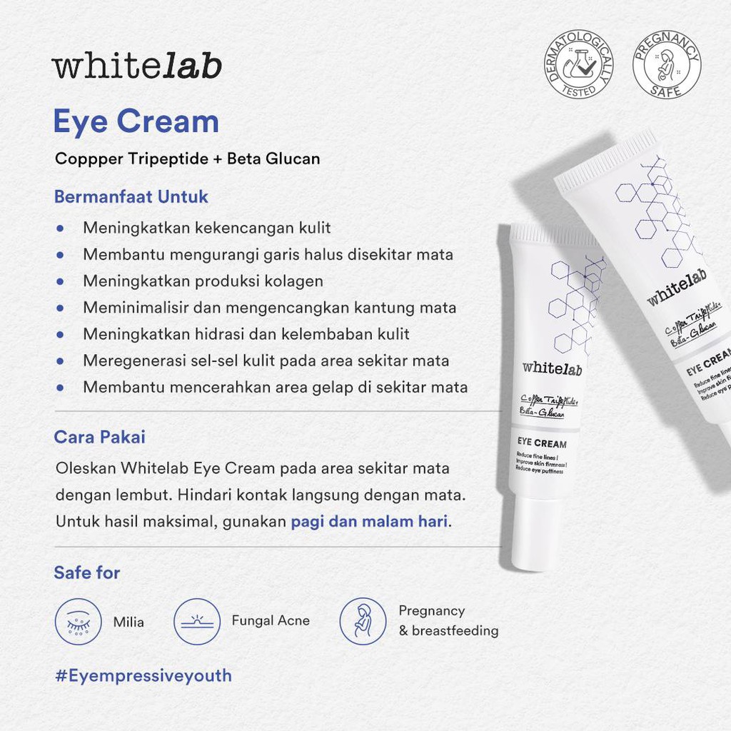 Whitelab Brightening Night Day Eye Acne Underarm Cream White Lab