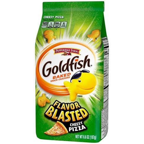 

pepperidge farm goldfish flavors blasted buds pizza 180grm