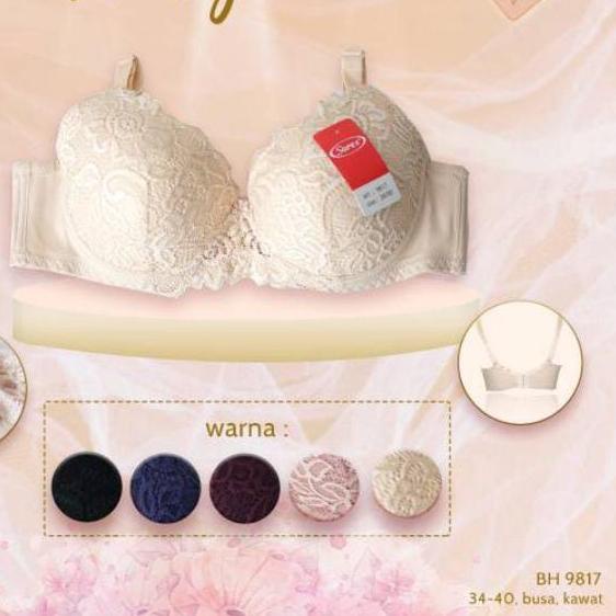 ✳ ORIGINAL BH SOREX Renda BRA Cup Besar Sorex Kawat Busa Art 9817 ♀