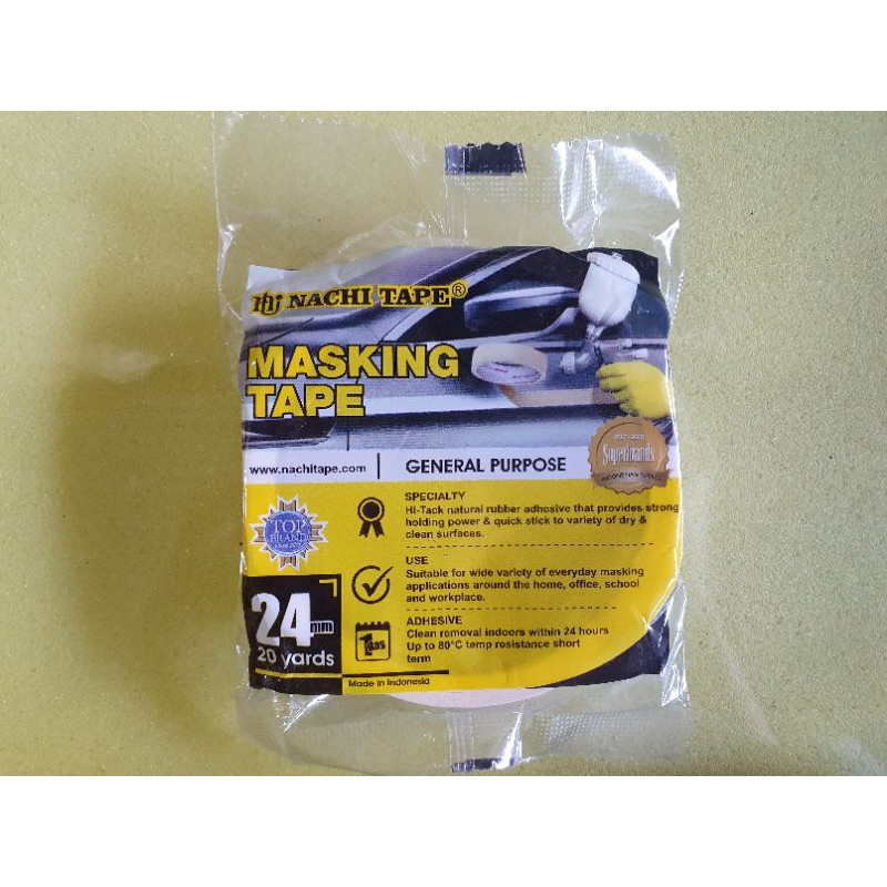 

Masking Tape / Solatip Kertas / Lakban Kertas merek Nachi Tape