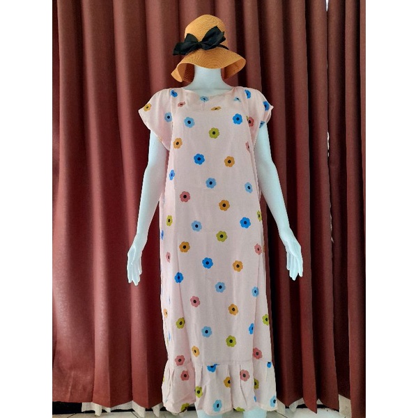 daster rayon rempel bawah