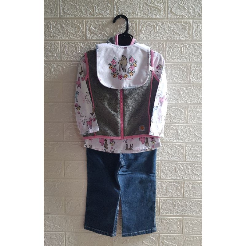 Baju set anak 18M carhartt