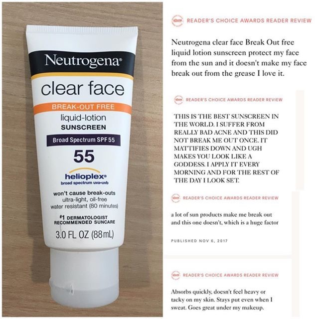 Neutrogena Clear Face Breakout Free Sunscreen Shopee Indonesia