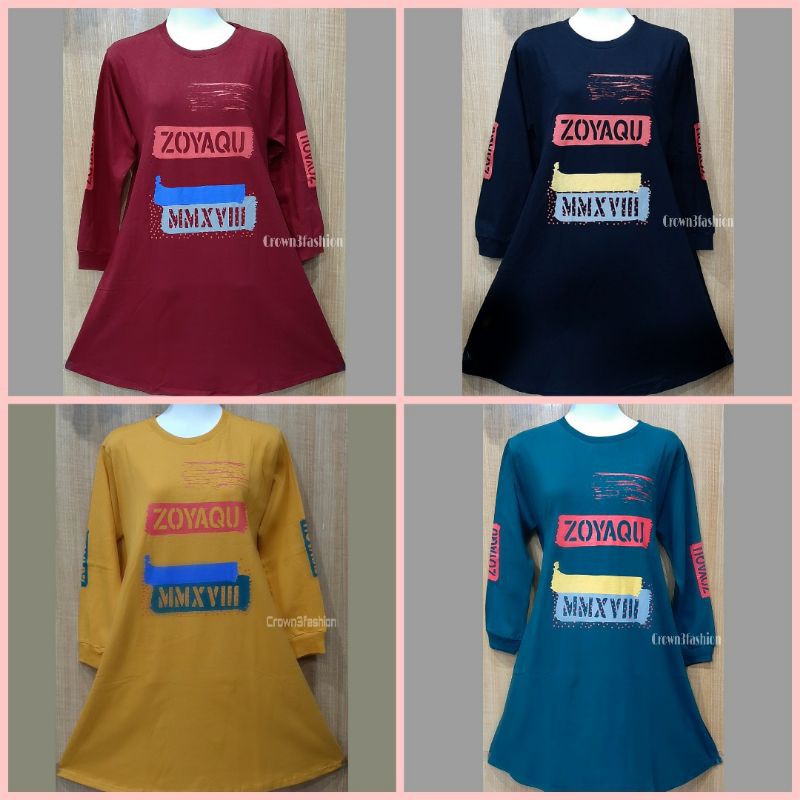 NEW TUNIK KAOS COTTON COMBED HALUS TERBARU *COD√