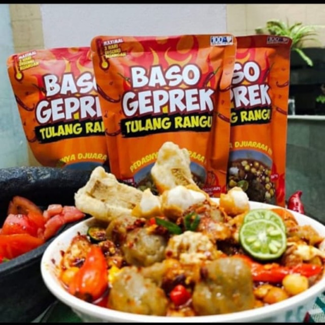 

Bakso geprek tulang rangu