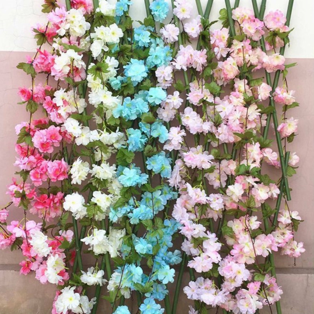 Bunga Sakura Imitasi 18 Kepala Untuk Dekorasi  Pernikahan 