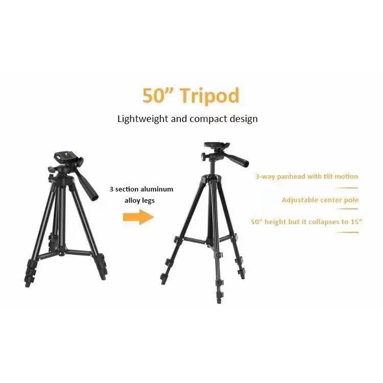 KIT-05LM Vlogging Kit Combo 5 Item for Video Vlogging Tripod