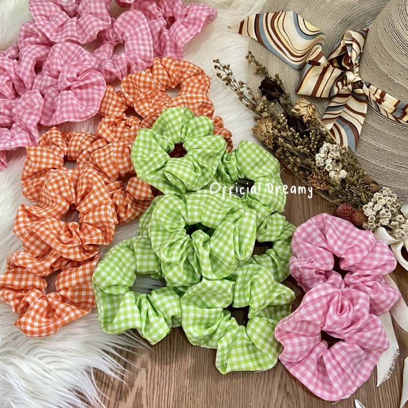 ‼️READY‼️SCRUNCHIE MURAH -  KUNCIRAN - IKAT RAMBUT - CEPOL HIJAB BERVOLUME TERMURAH - CEPOLAN HIJAB - KUNCIRAN SCRUNCHIE MOTIF - SCRUNCHIE KOTAK-KOTAK - SCRUNCHIE ORGANZA - SCRUNCHIE SATIN