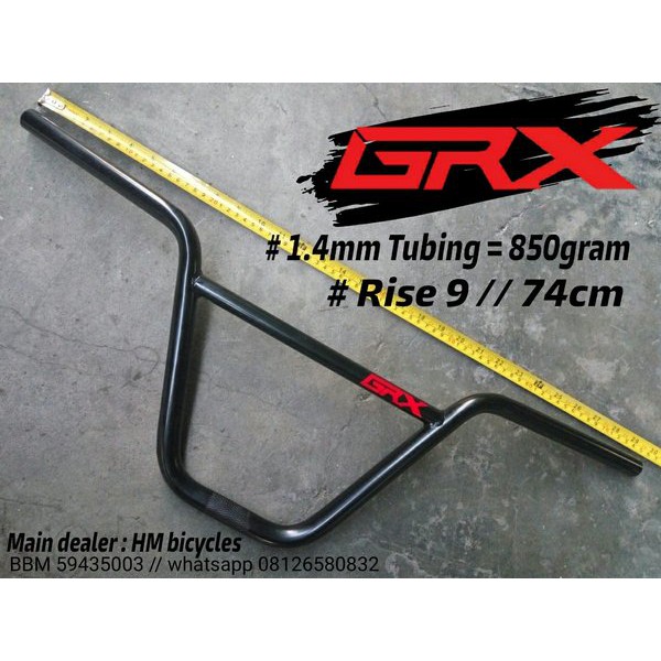 Seller murah BAR / Stang BMX GRX Black Race 1.4mm