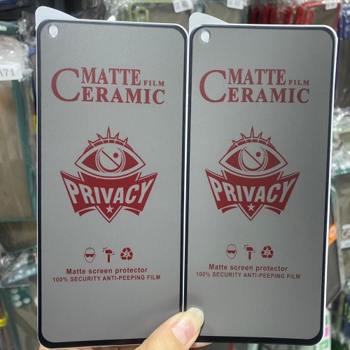 OPPO RENO 6 RENO 6 4G RENO 6 5G Tempered Glass Ceramic Spy Matte Privacy Anti Gores Spy Mate