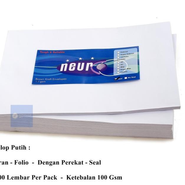 

✫ !!! NEURO Amplop Putih Folio SEAL ❊