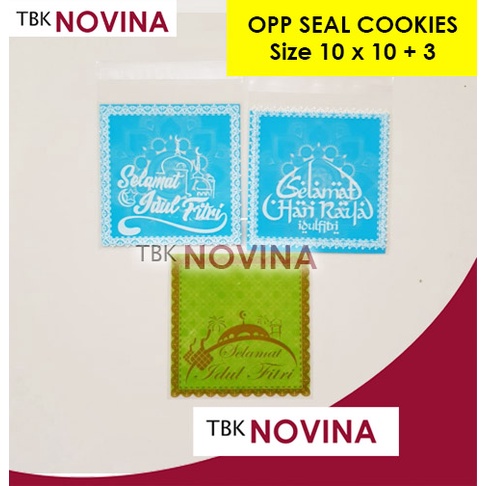 [10 PCS]  OPP PLASTIK LEBARAN COOKIES BAG / KANTONG PLASTIK OPP SEAL COOKIES BISKUIT / PLASTIK OPP