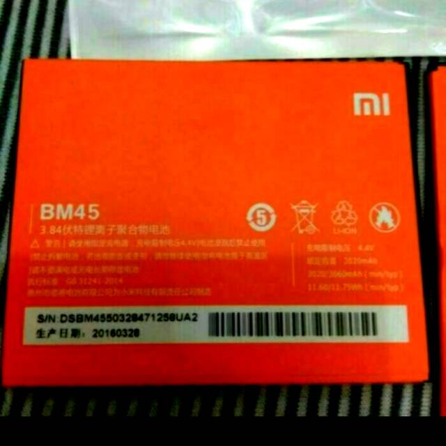 Baterai Redmi Note 2
