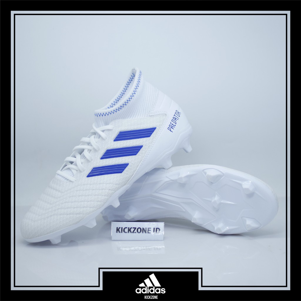 adidas predator white and blue