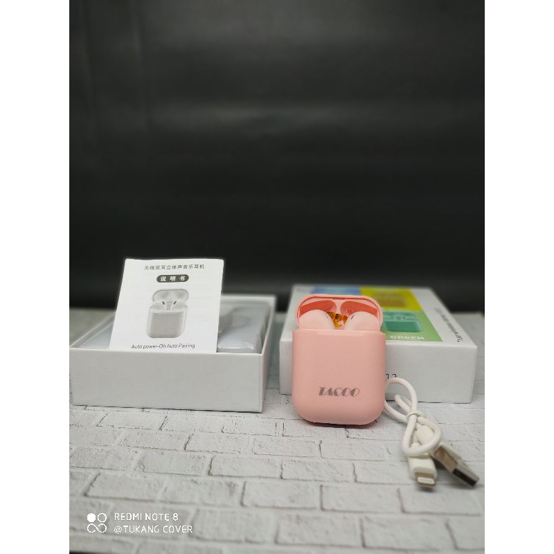 Earphones TACOO I12 macaron