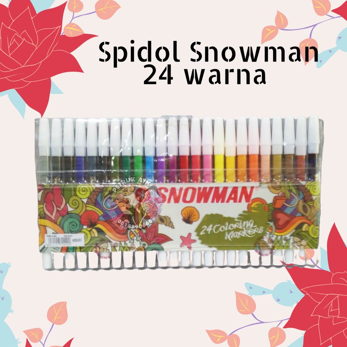 

Spidol Snowman 24 warna