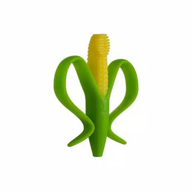 Teething toohbrush silicone gigitan bayi jagung cornelius