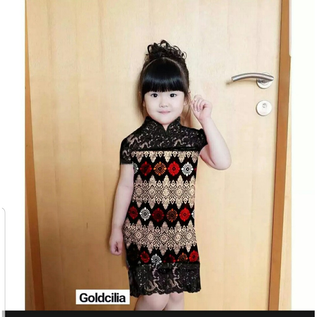 FWG - DRESS CLAIRE KIDS / DRESS BATIK / BAJU ANAK PEREMPUAN / MINI DRESS / BAJU ANAK 2-4 TAHUN
