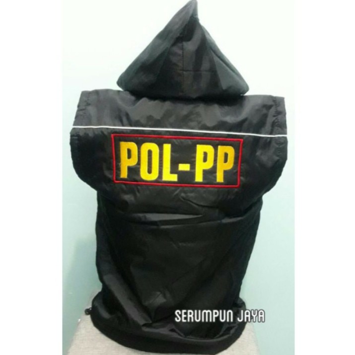 ROMPI SATPOL PP -  ROMPI POL PP HITAM PARASUT FULL BORDIR