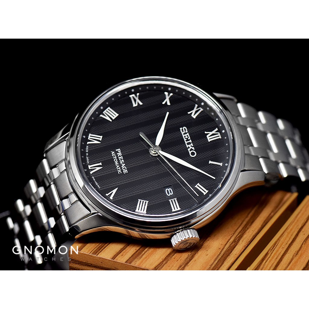 Seiko Presage SRPC81J1 Automatic Black Dial - Jam Tangan Pria SRPC81