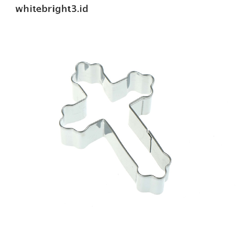 (whitebright3.id) Cetakan Kue / Biskuit Bentuk Salib halloween Bahan stainless steel