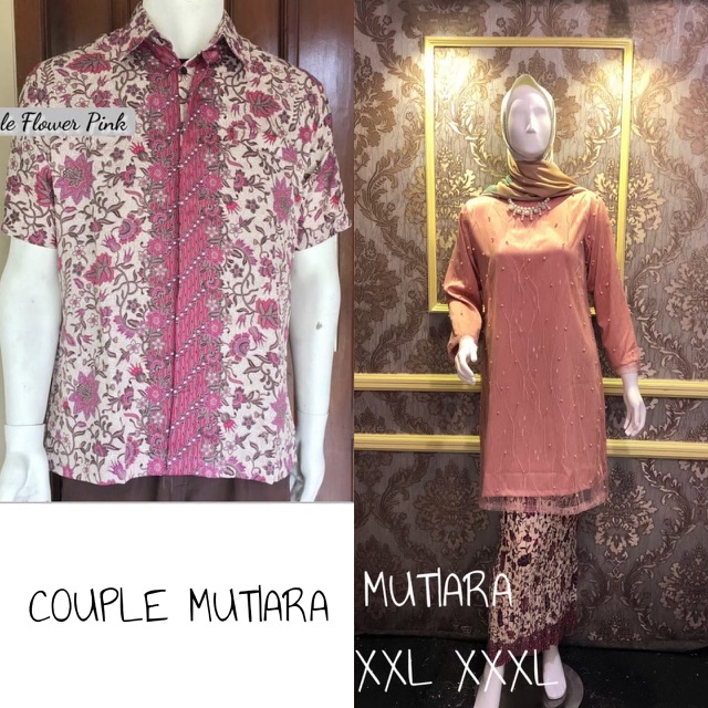 TUNIK MUTIARA AKAR COUPLE / KEBAYA COUPLE / KEBAYA MODERN / KEBAYA TUNANGAN