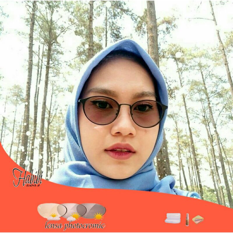 PAKET KACAMATA PHOTOCROMIC| KACAMATA KOREA OVAL 9614