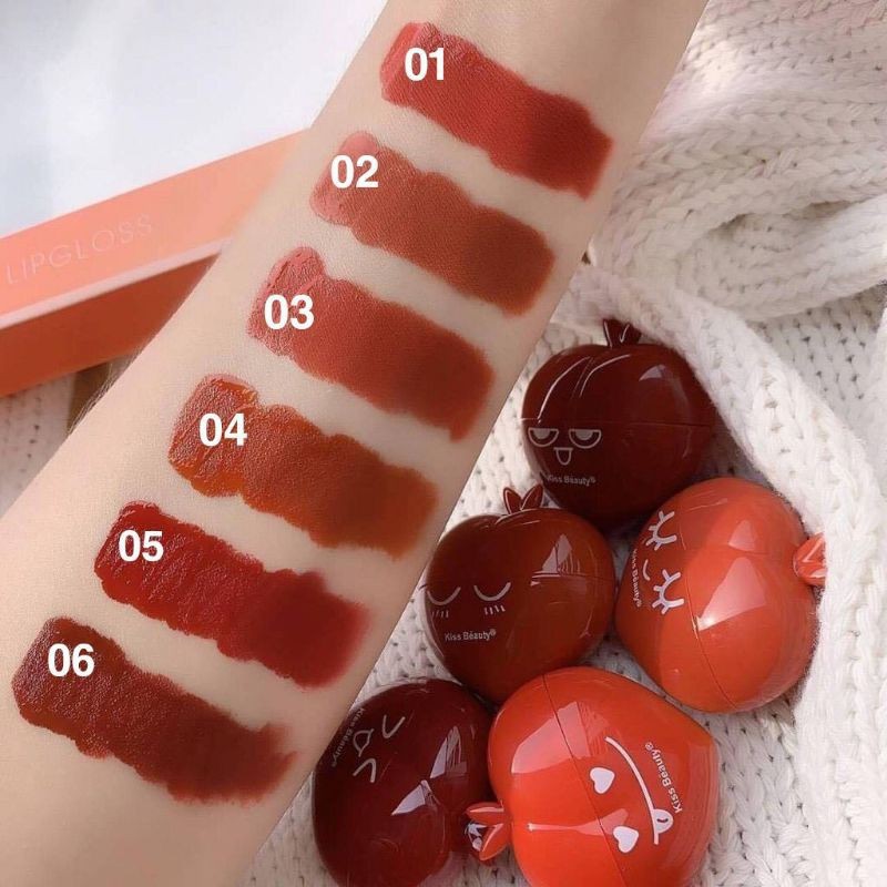 Kiss Beauty Peach Matte Lipgloss