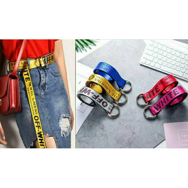 Ikat pinggang - belt off white