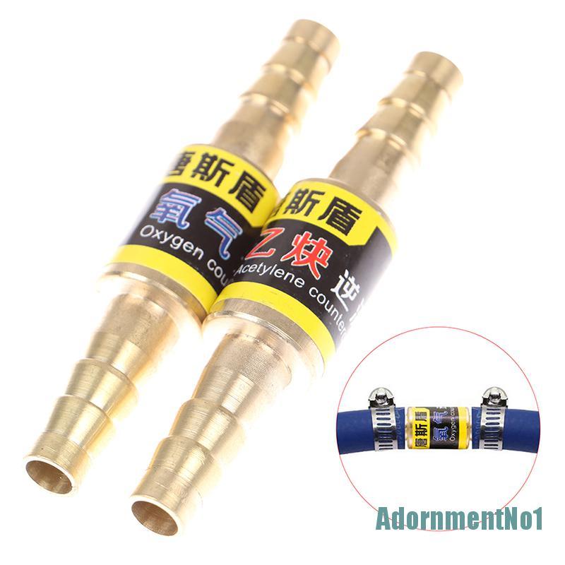 (Adornmentno1) 1pc Katup Pipa Flashback Arrestors Of Acetylene &amp; Oxygen Fuel Check