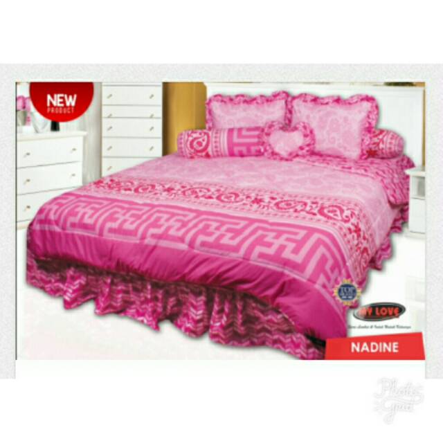 SEPRAI MY LOVE NADINE ( Tinggi seprai 30 cm)