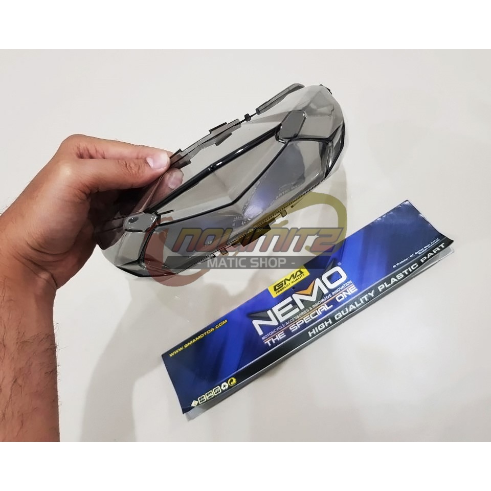 Kaca Mika Stoplamp Lampu Rem Belakang NEMO Smoke Honda Vario 125 / 150