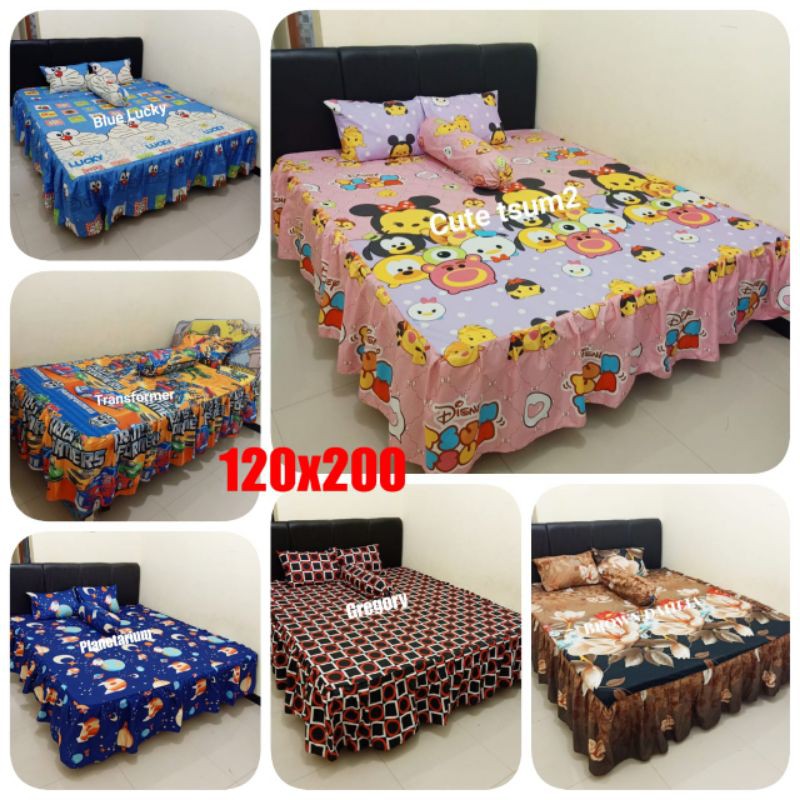 SPREI RUMBAI UKURAN 120X200