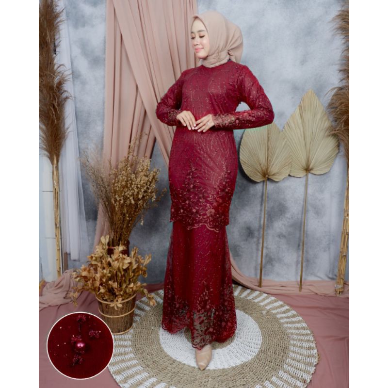 Gamis Duyung Tulle Kebaya Modern Kebaya Gamis Terbaru Shopee Indonesia