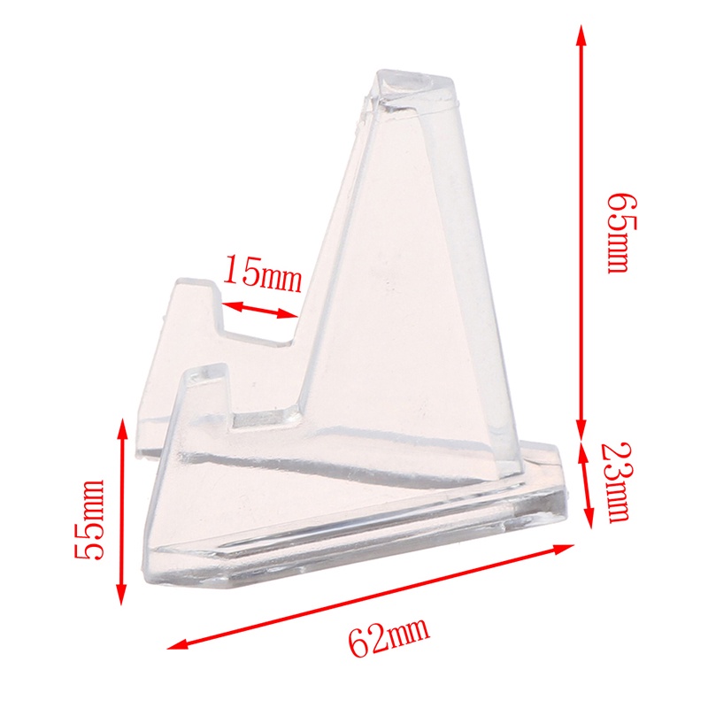 (Happy) 1pc Stand Display Holder Koin / Medali / Lencana 65mm Untuk Koleksi