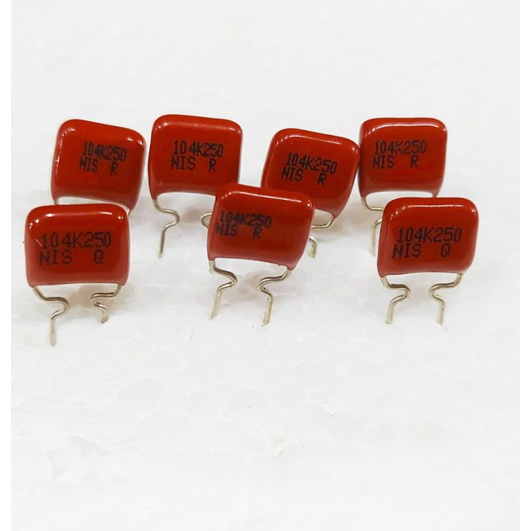 Capasitor Milar 104 250V (10pcs)