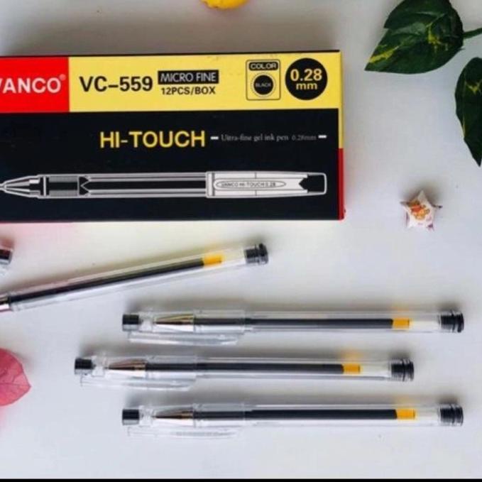 

Model baru - 12 pcs VANCO PULPEN / GEL PEN HI-TECH-H HITECH HITEC HITAM ..