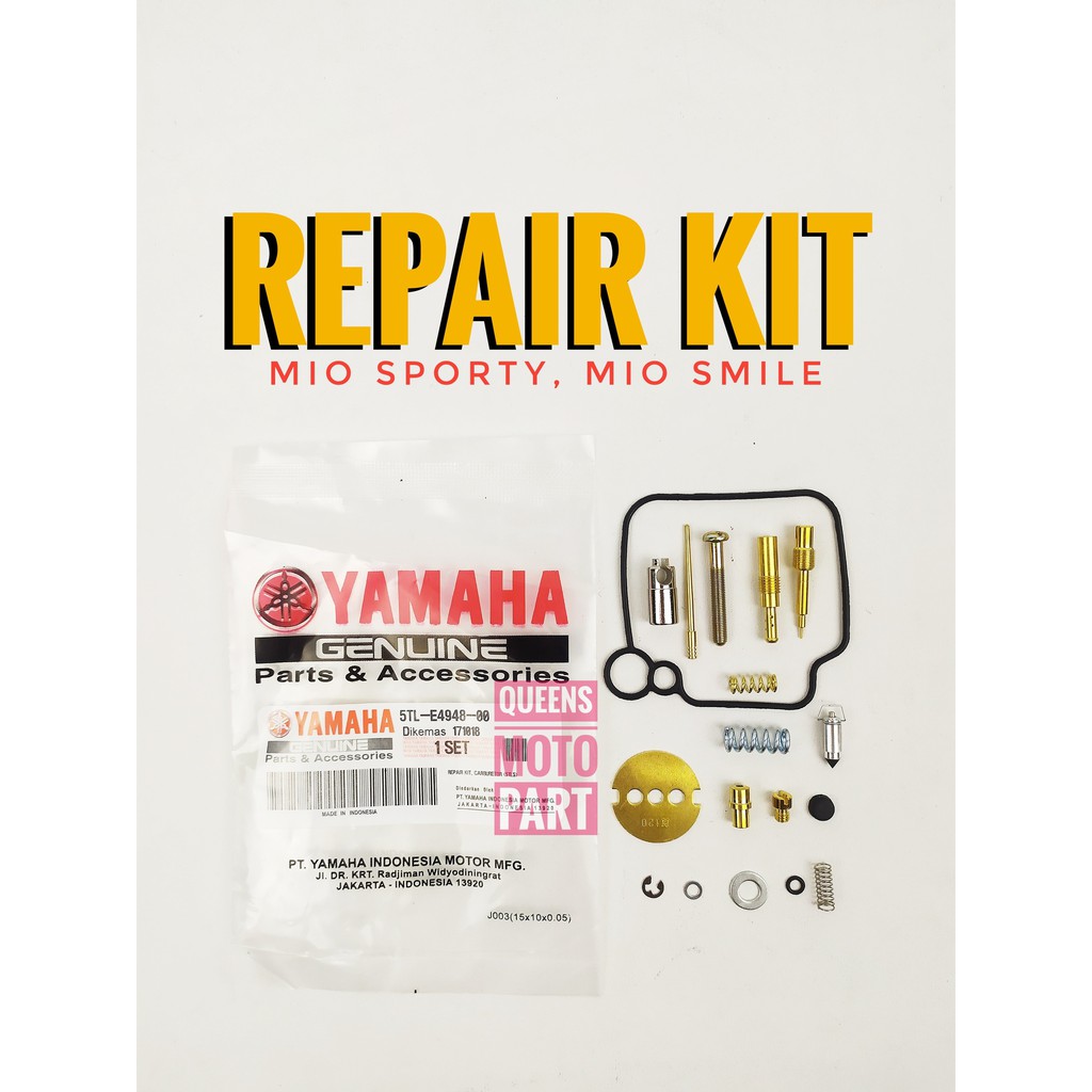 REPAIR KIT MIO REPAIR KIT MIO SPORTY REPAIR KIT KARBURATOR MIO SMILE 5TL