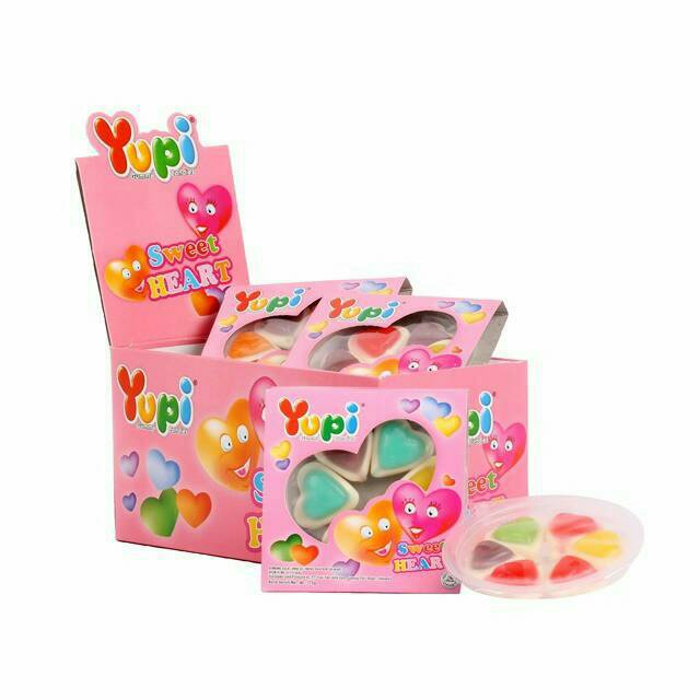 Permen YUPI Bolicious Mandarin / Marshmallow / Cola / Jelly Choco Glee / Sweet Heart / Baby Bears / Aquarium / Dino / Pizza
