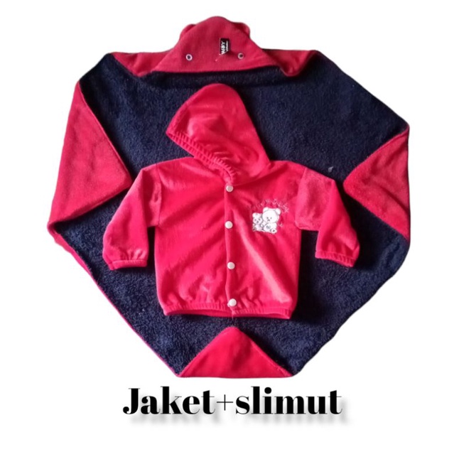 paket hemat jaket + slimut bludru