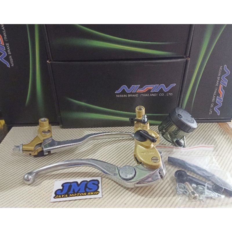 Master Rem Set kanan+Kiri Nissin Radial Gold