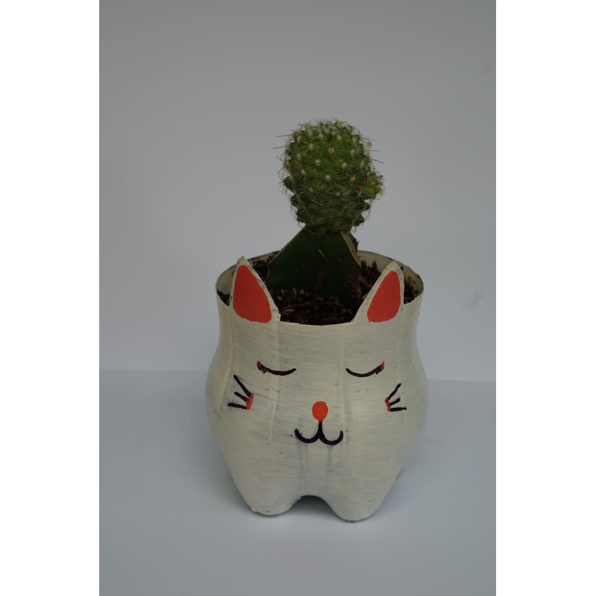 pot bunga kerajinan pot bunga botol bekas