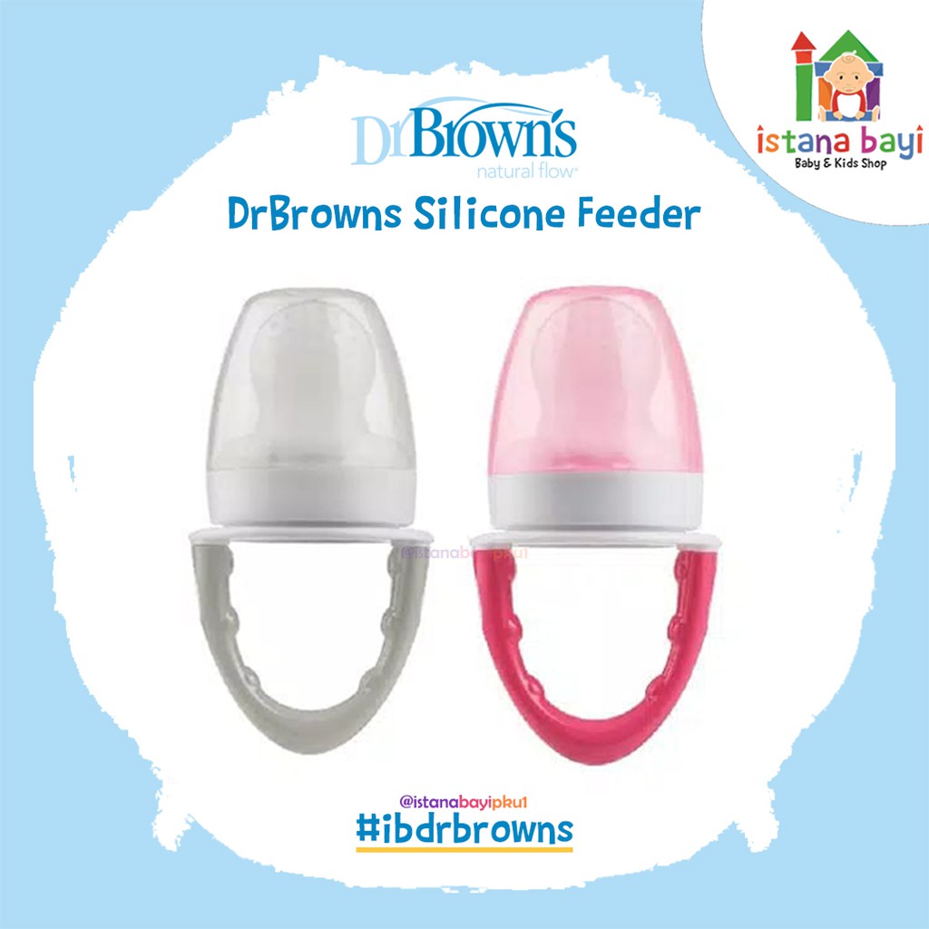 Dr.Brown's Fresh Firsts Silicone Feeder 1 Pack TF005- Tempat Makan Buah